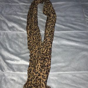 Cheetah print scarf